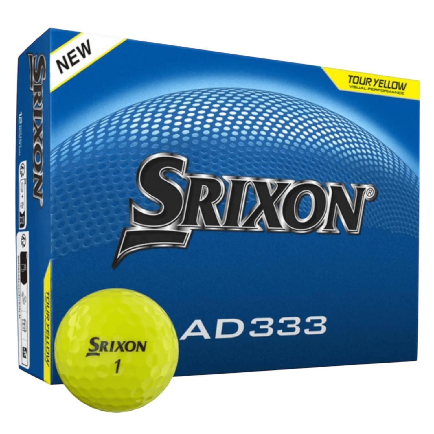 Srixon AD333 Yellow Dozen 2026
