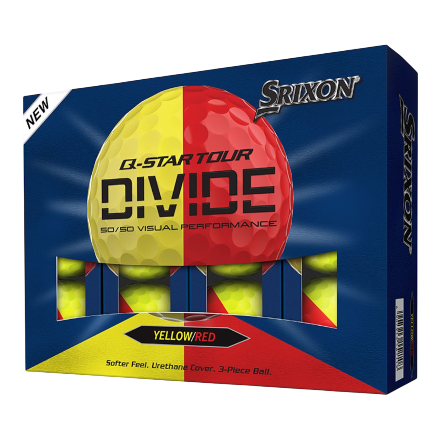 Srixon Q Star Tour Divide Yellow/Red Dozen 2026