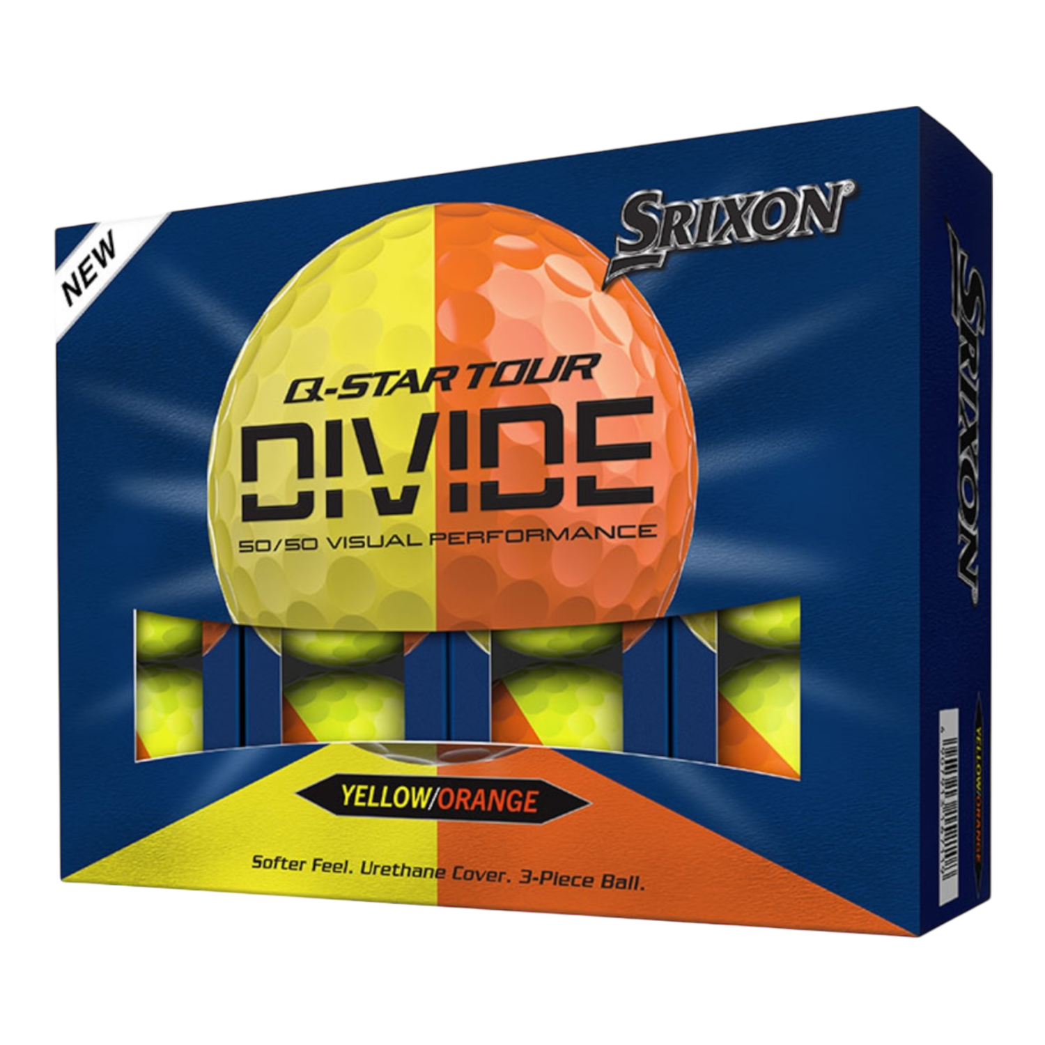 Srixon Q Star Tour Divide Yellow/Orange Dozen 2026