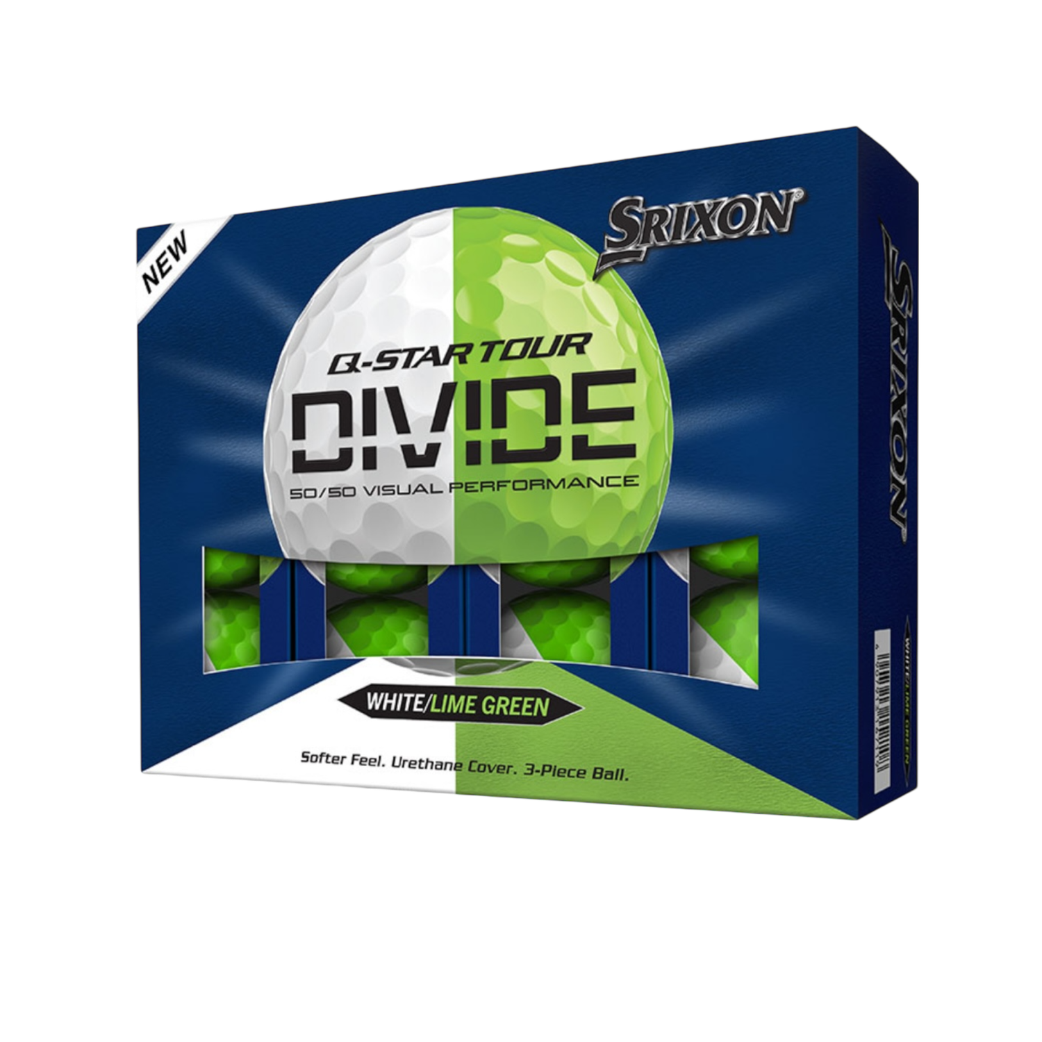 Srixon Q Star Tour Divide White/Lime Dozen 2026