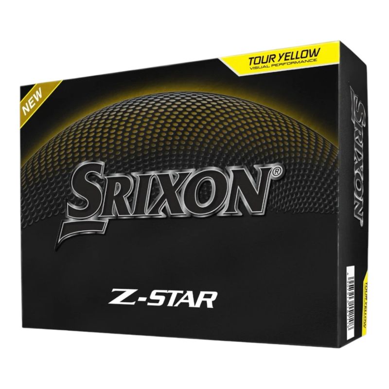 Srixon Z-STAR YELLOW 2026 Golf Balls FREE PERSONLISATION