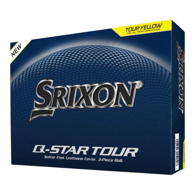 Srixon Q-STAR Tour YELLOW 2026 Golf Balls FREE PERSONLISATION