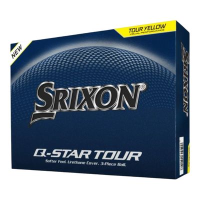 Srixon Q-STAR Tour YELLOW 2026 Golf Balls FREE PERSONLISATION