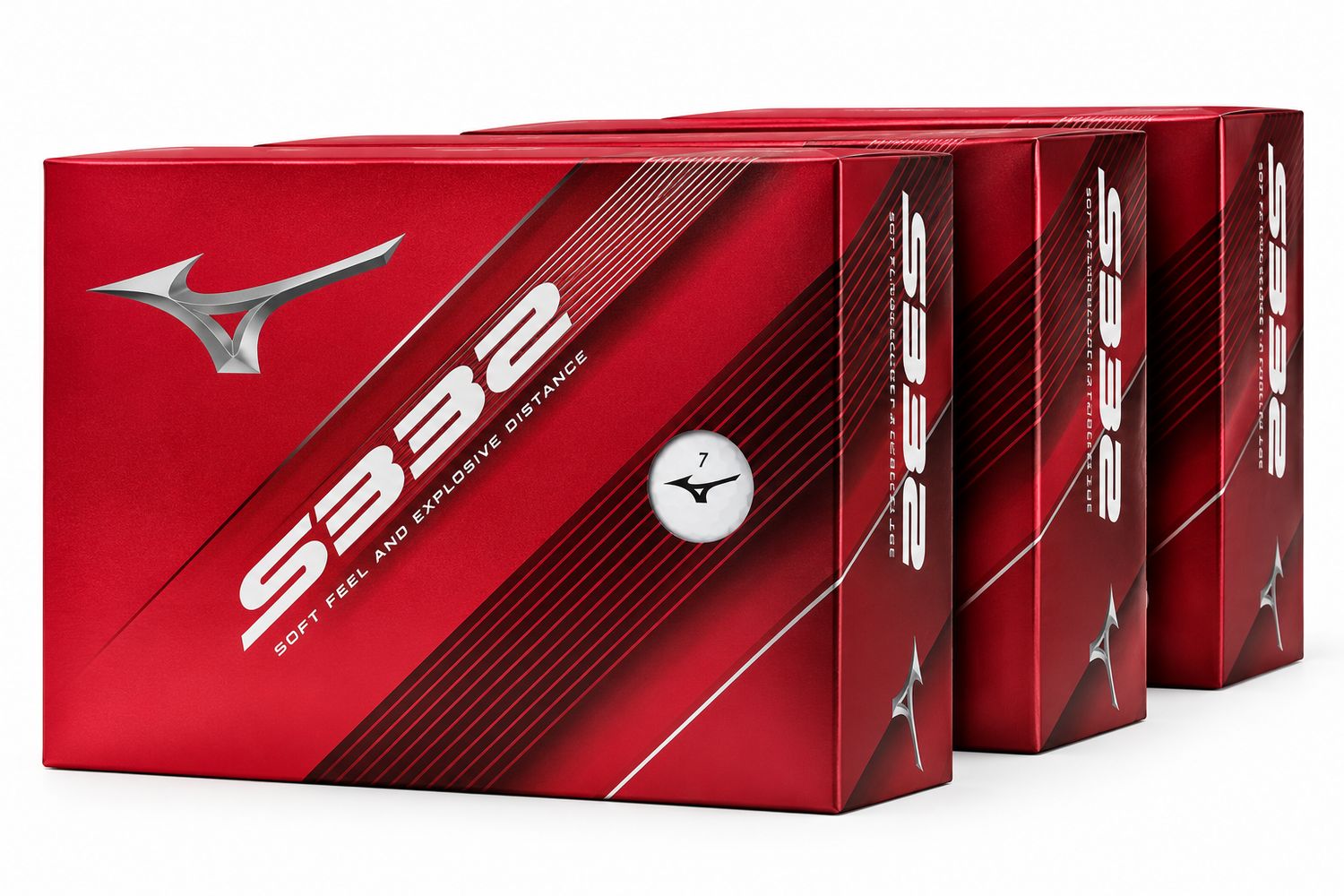 Mizuno S332 Soft White Golf Ball Bundle Triple Dozen