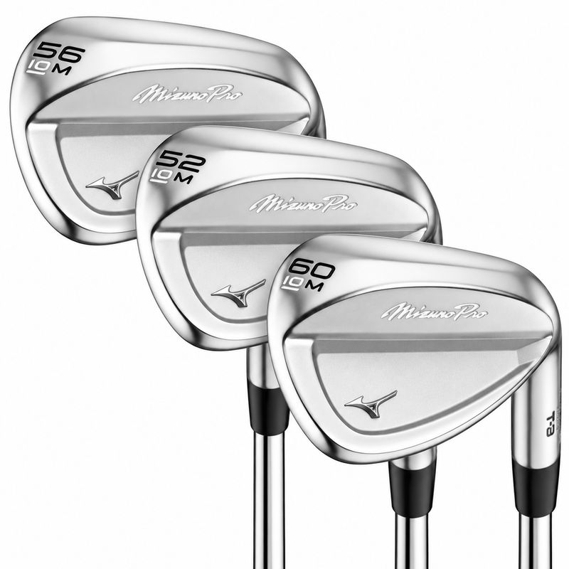 Mizuno Pro T-3 White Satin Wedge Bundle Custom