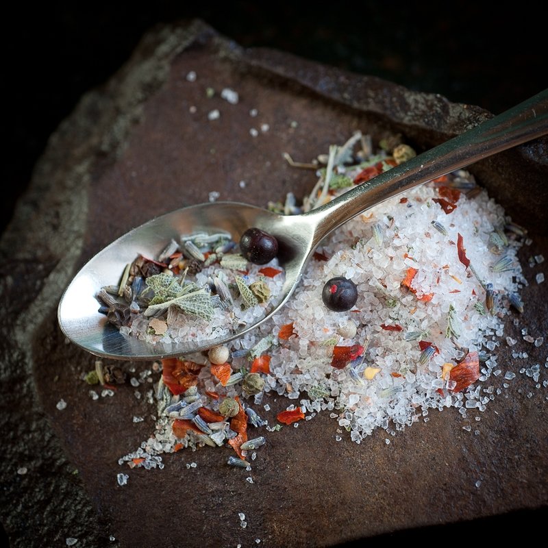 Lavender Grinding Salt