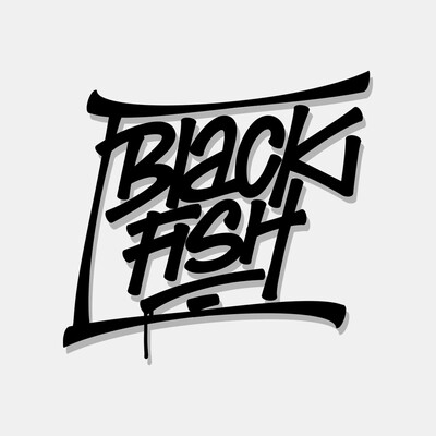 BlackFish Sticker - Square Tag