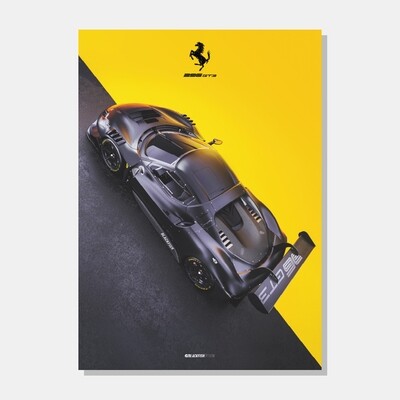 BlackFish Poster - Ferrari 296 GT3