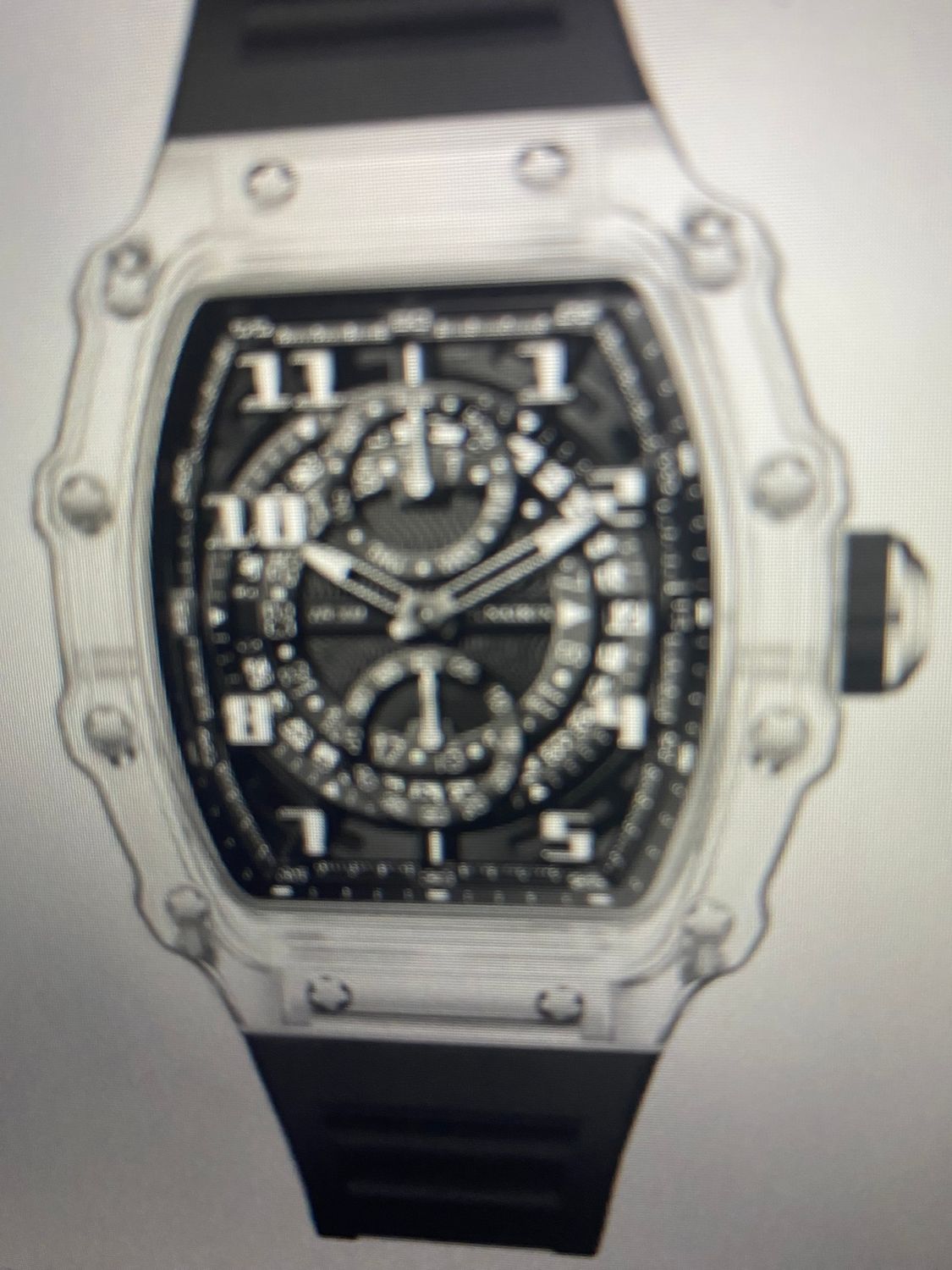 Shoous Men&#39;s Wristwatch (Black)