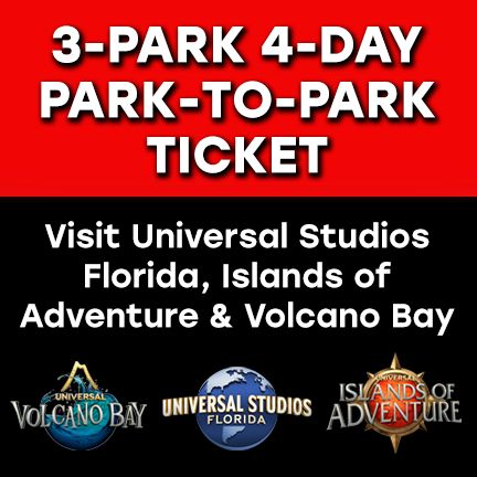 3-PARK 4-DAY PARK-TO-PARK TICKET (AAU)