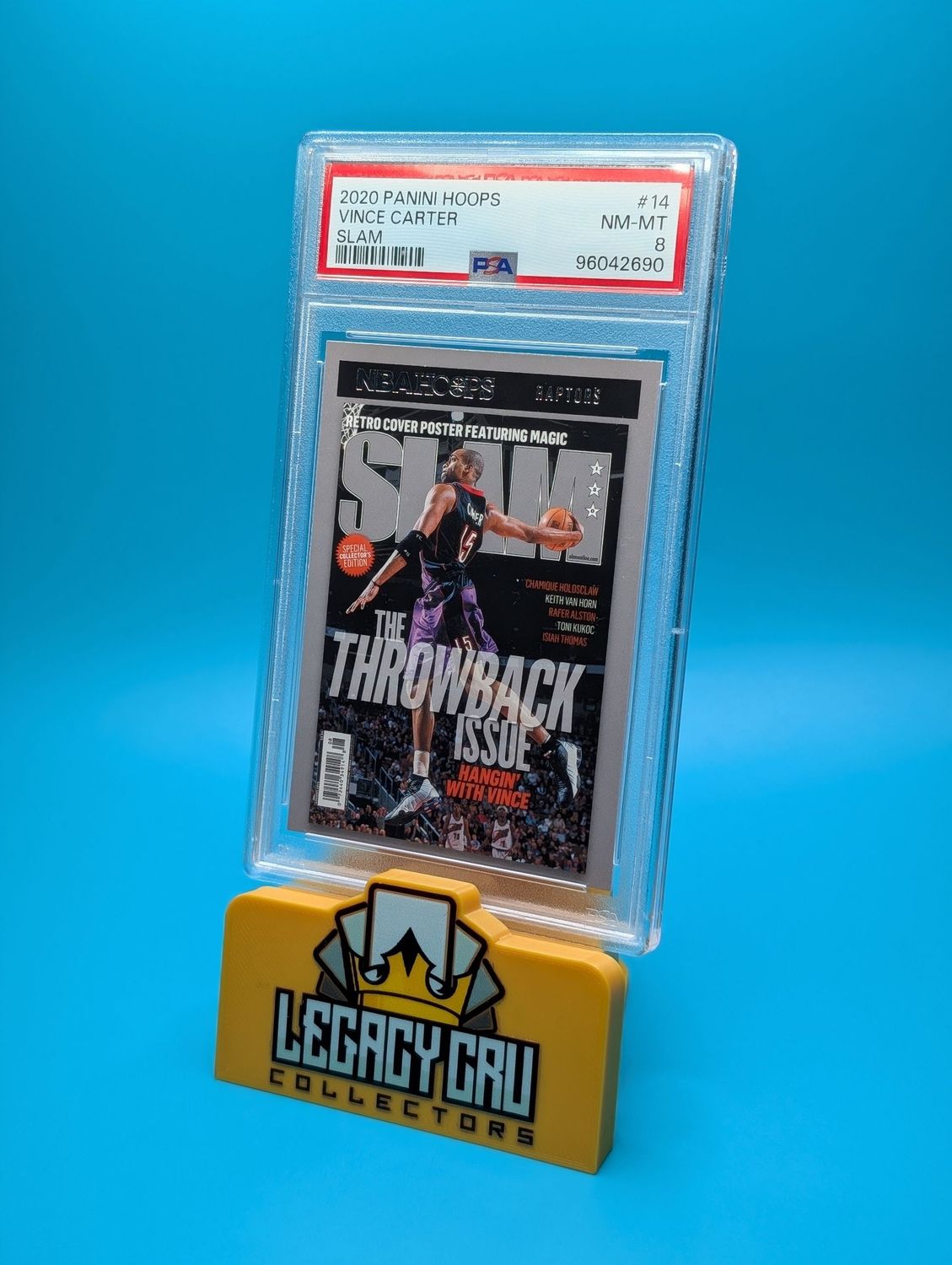 2020 Panini Hoops Vince Carter Slam PSA 8