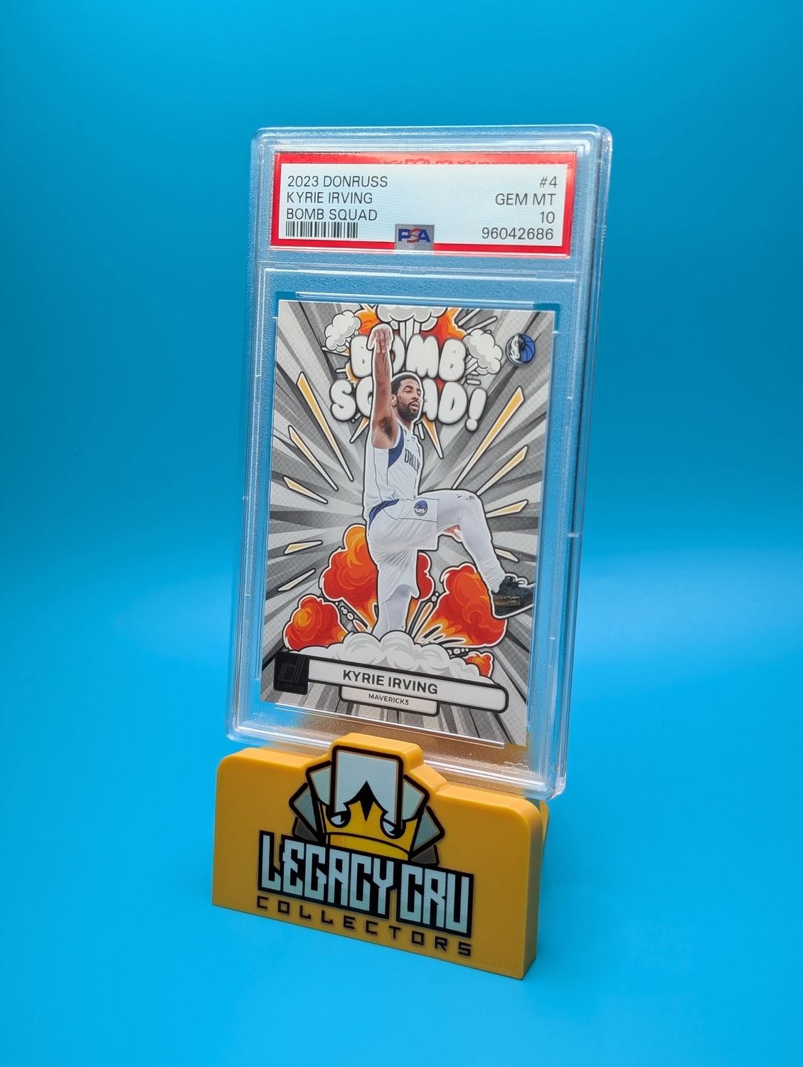2023 Donruss Kyrie Irving Bomb Squad PSA 10