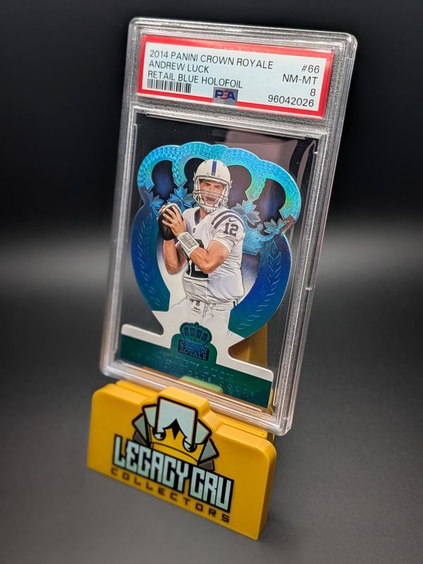 2014 Panini Crown Royale Andrew Luck Blue Holofoil [#175/199]