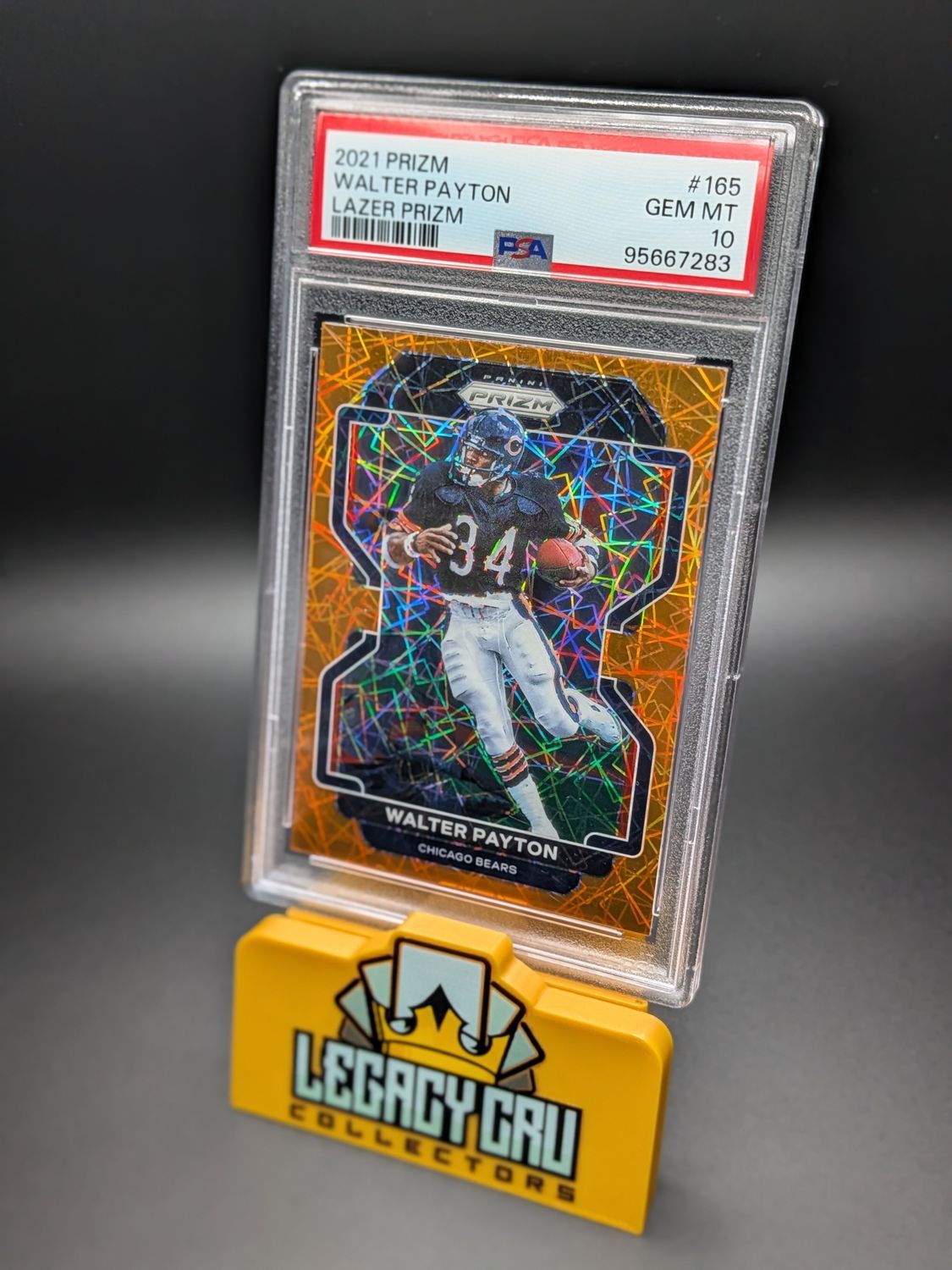2021 Panini Prizm #165 Walter Payton Lazer Prizm