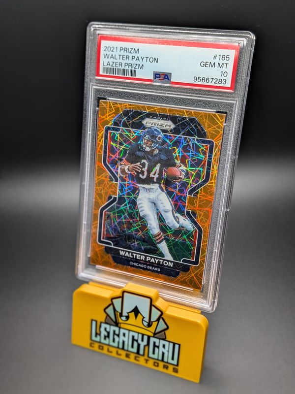 2021 Panini Prizm #165 Walter Payton Lazer Prizm
