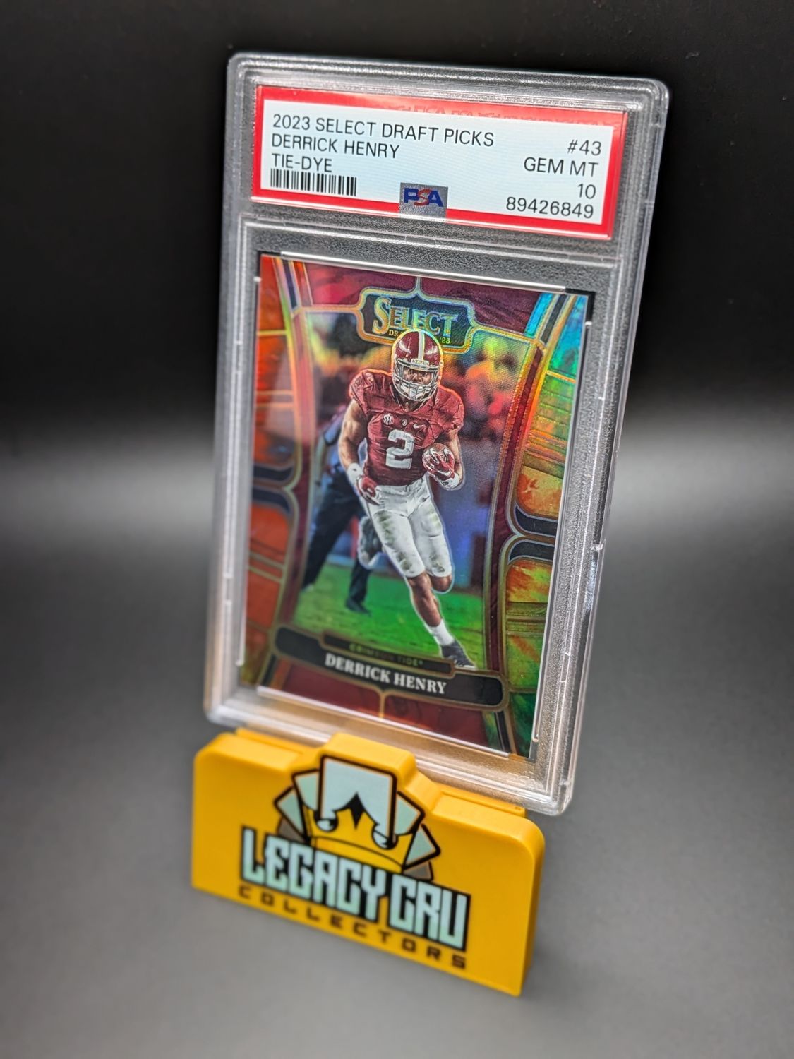 2023 Panini Select Draft Picks #43 Derrick Henry Tie-Dye Prizm