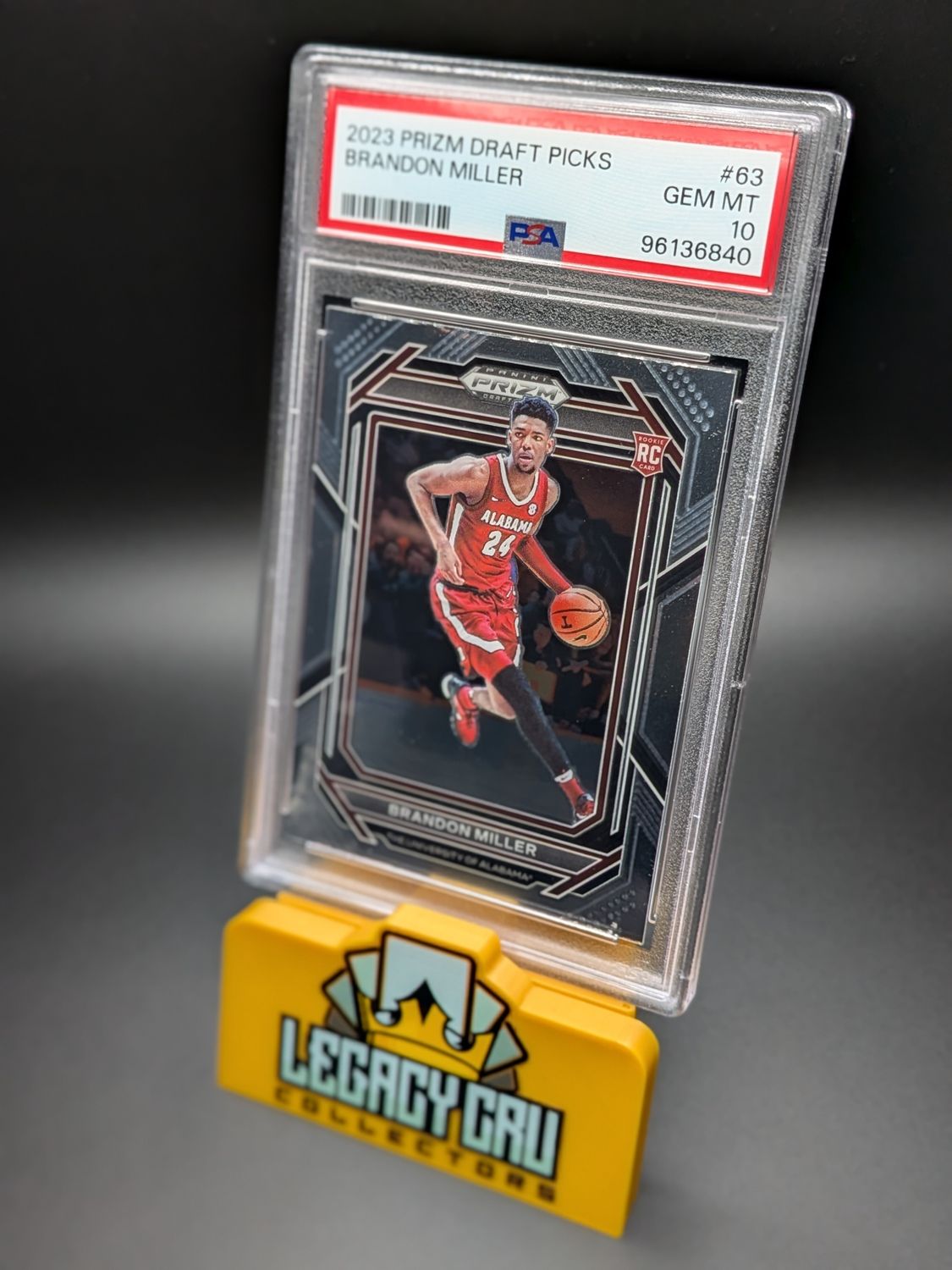 2023 Panini Prizm Draft Picks #63 Brandon Miller