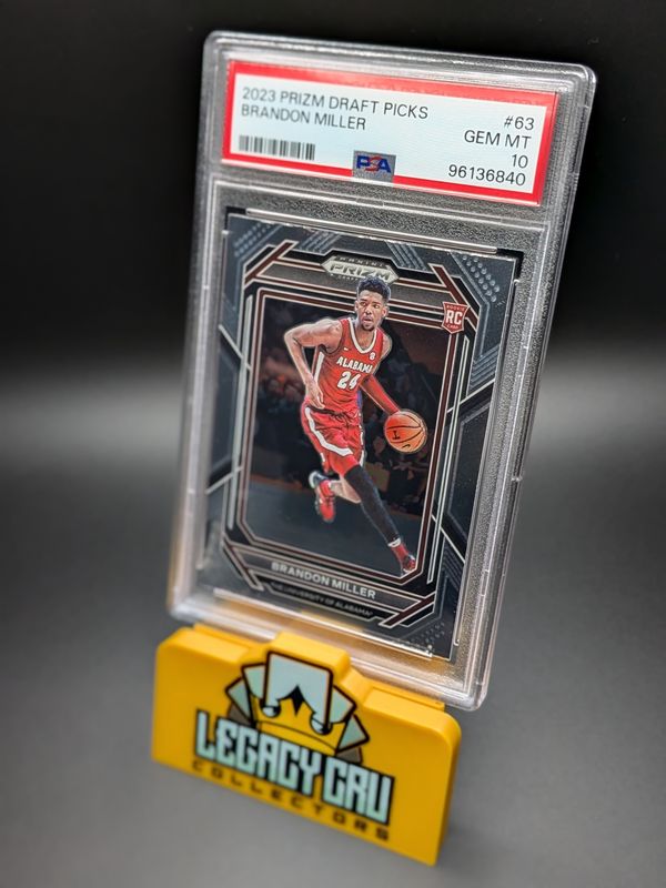 2023 Panini Prizm Draft Picks #63 Brandon Miller