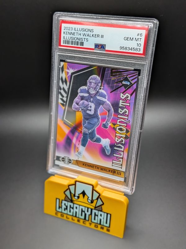 2023 Panini Illusions Illusionists #6 Kenneth Walker III