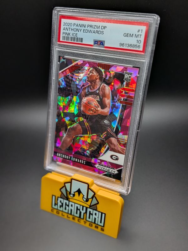 2020 Panini Prizm Draft Picks #1 Anthony Edwards Pink Ice