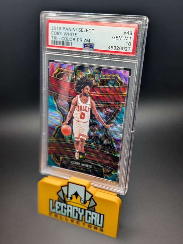 2019 Panini Select #48 Coby White Tri-Color Prizm