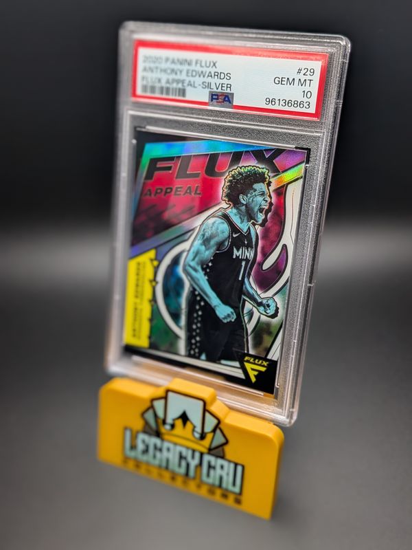 2020 Panini Flux Flux Appeal #29 Anthony Edwards Flux Appeal-Silver