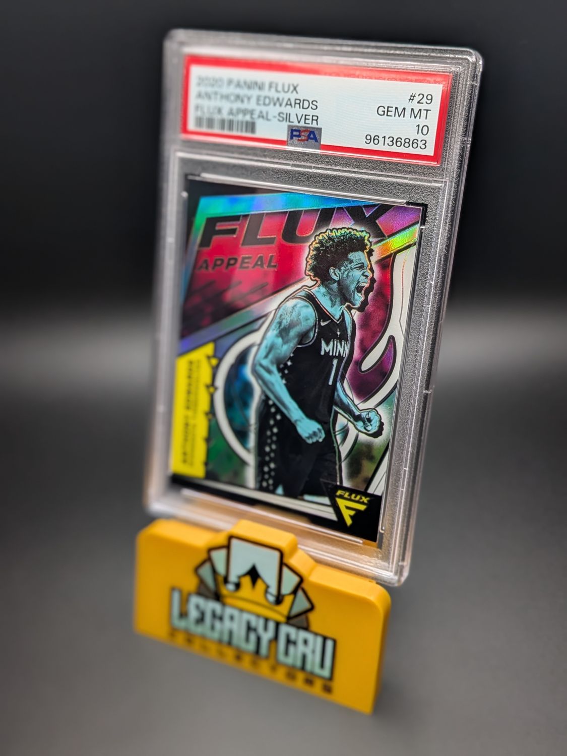 2020 Panini Flux Flux Appeal #29 Anthony Edwards Flux Appeal-Silver