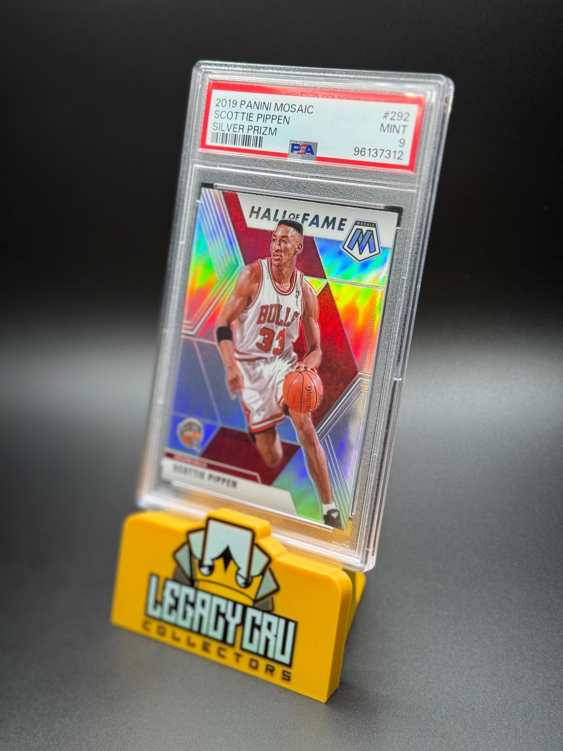 2019 Panini Mosaic #292 Scottie Pippen Silver Prizm