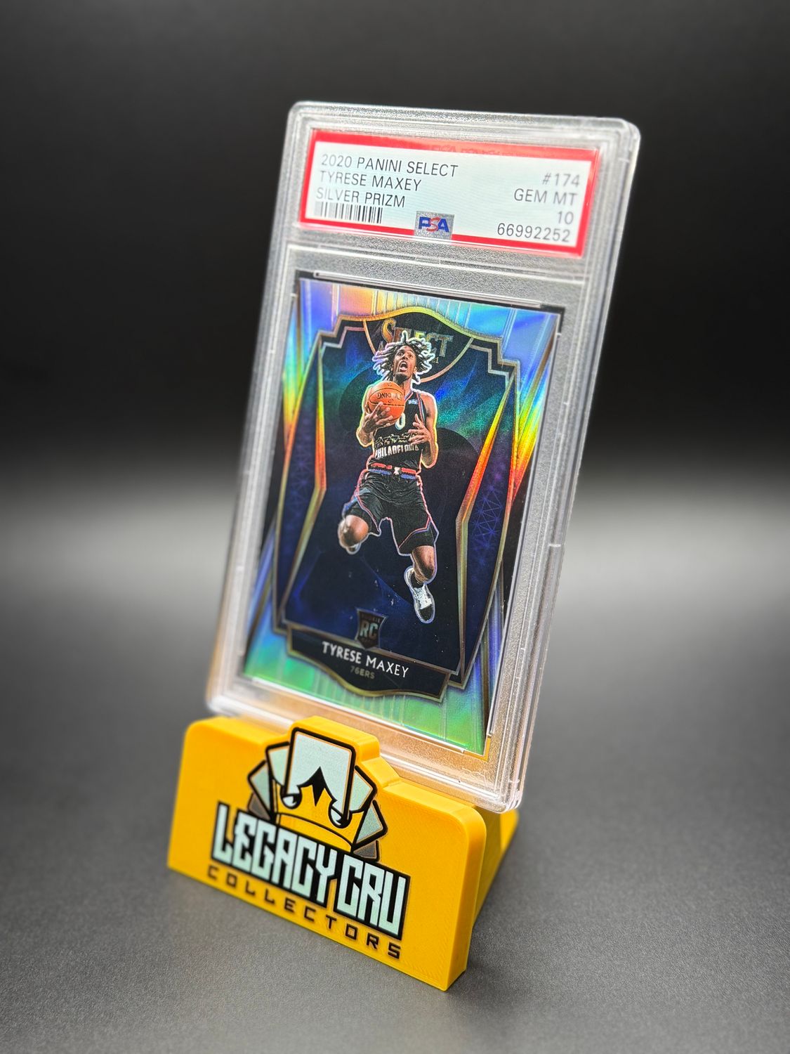 2020 Panini Select #174 Tyrese Maxey Silver Prizm