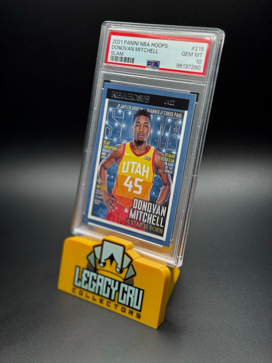2021 Panini NBA Hoops Slam #215 Donovan Mitchell Slam