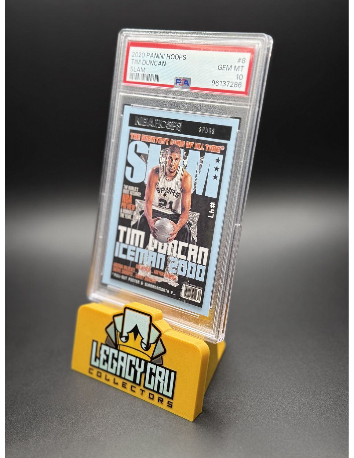 2020 Panini Hoops Slam #8 Tim Duncan Slam