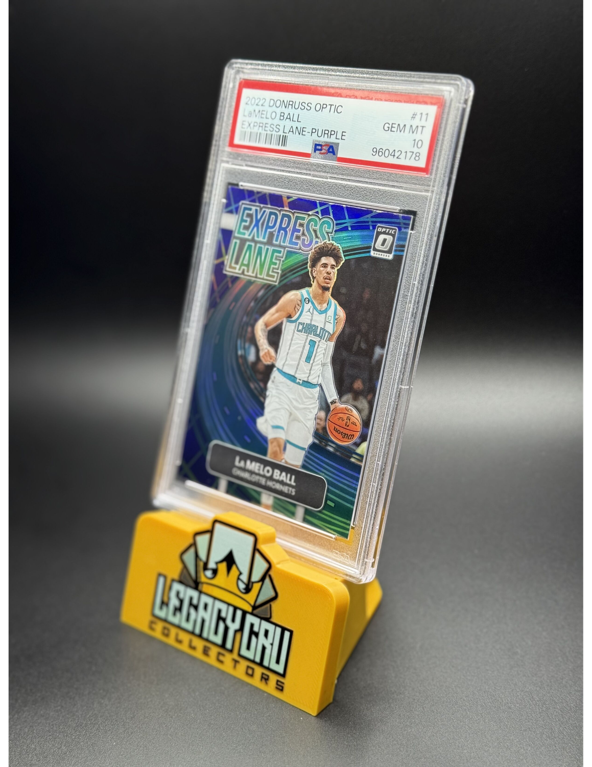 2022 Panini Donruss Optic Express Lane #11 LaMelo Ball Express Lane-Purple