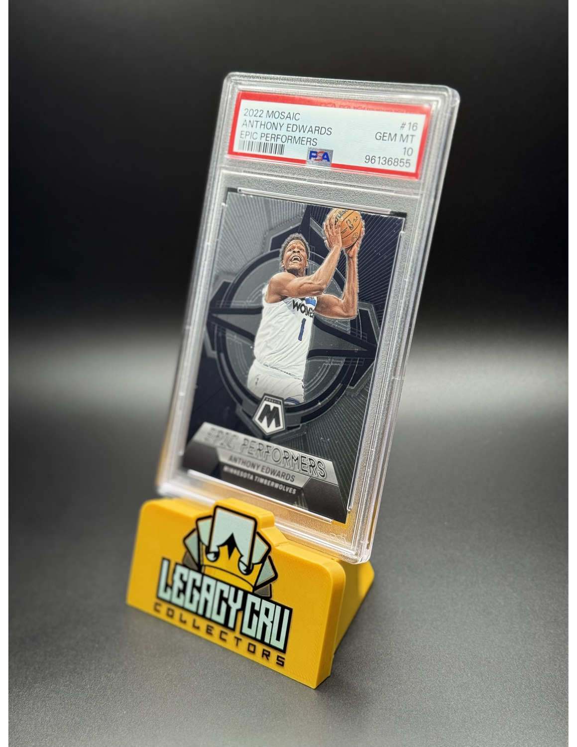 2022 Panini Mosaic Epic Performers #16 Anthony Edwards
