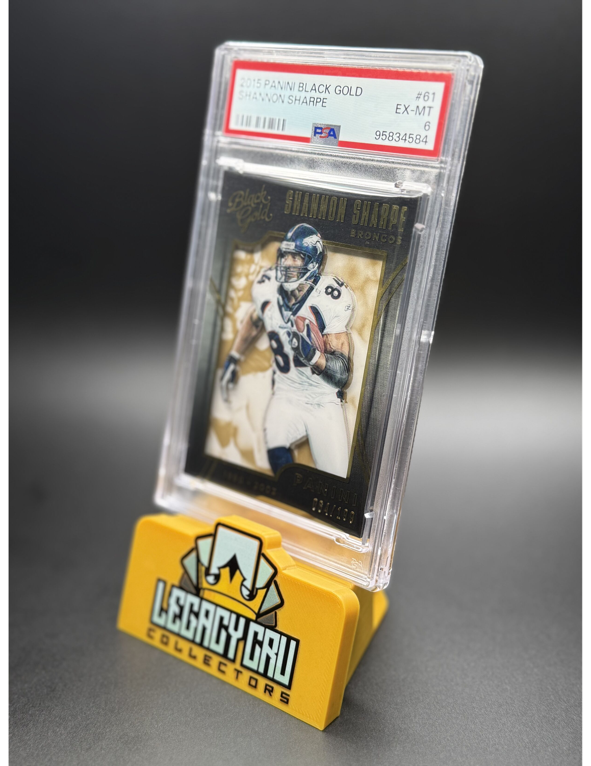 2015 Panini Black Gold #61 Shannon Sharpe [#/199]