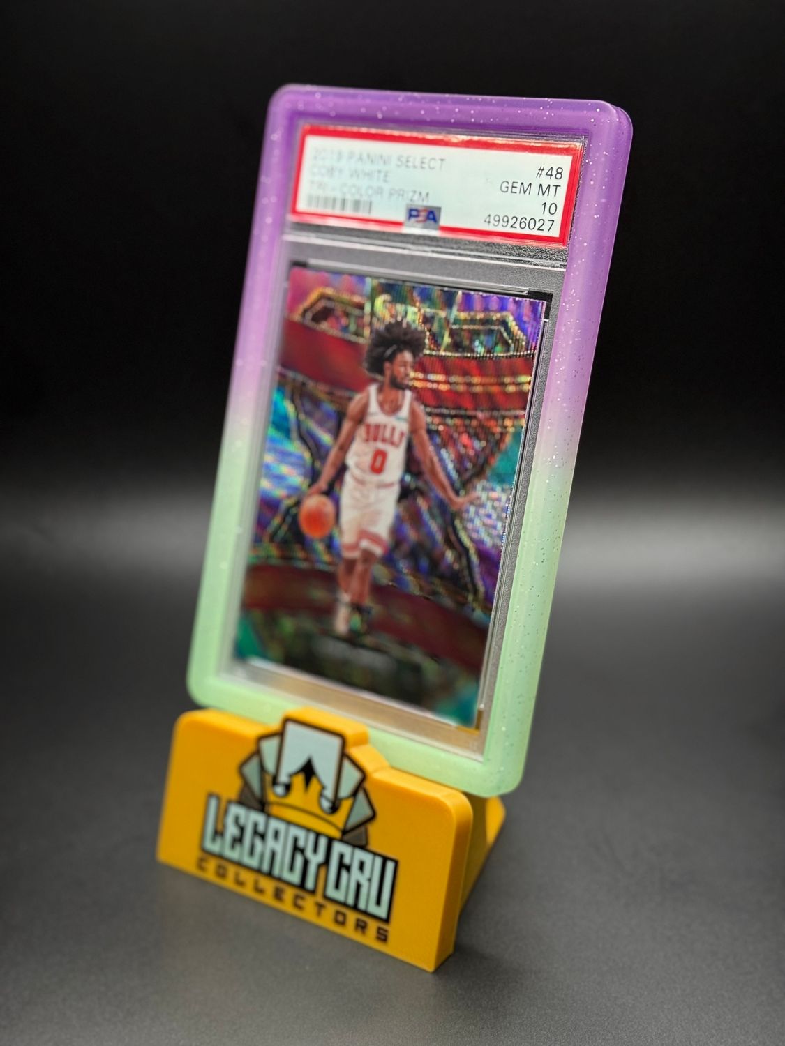 2019 Panini Select #48 Coby White Tri-Color Prizm Rookie Card