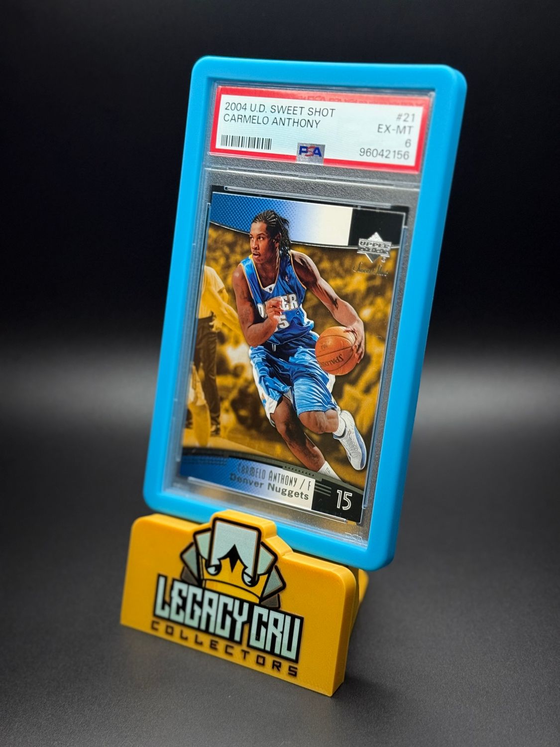 2004 Upper Deck Sweet Shot #21 Carmelo Anthony
