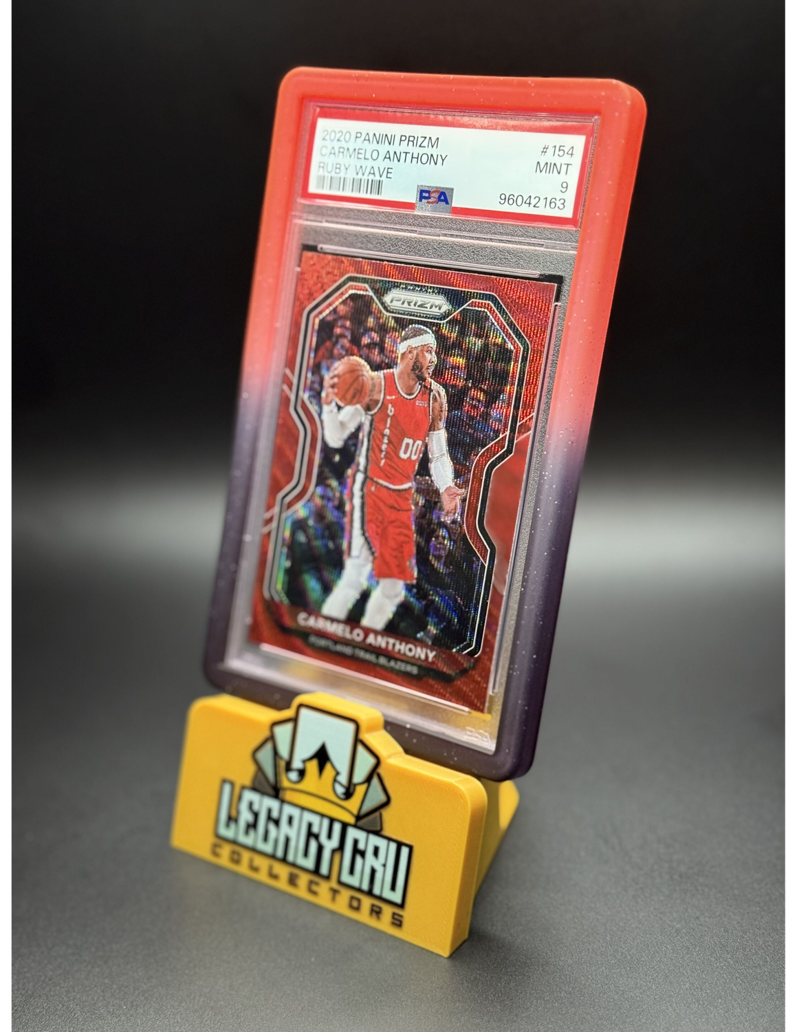2020 Panini Prizm #154 Carmelo Anthony Ruby Wave