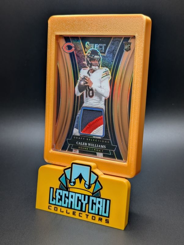 2024 Panini Select Caleb Williams Draft Selections Patch /49 Bronze RC