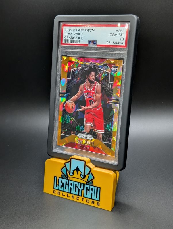 2019 Panini Prizm Coby White Orange Ice Rookie PSA 10 Gem Mint