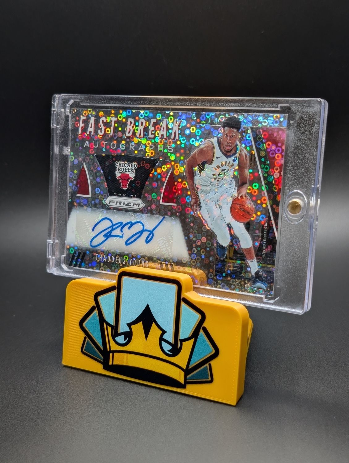 2019-20 Panini Prizm - Fast Break Autographs Thaddeus Young #FB-TYG (AU)