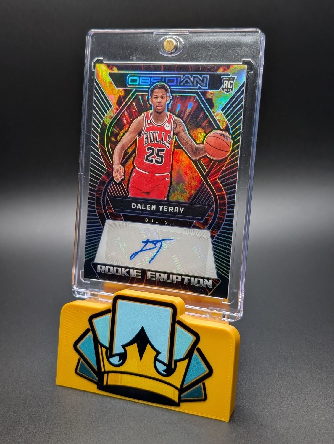 2022-23 Panini Obsidian #RE-TBD Dalen Terry Rookie Eruption Autographs #/149