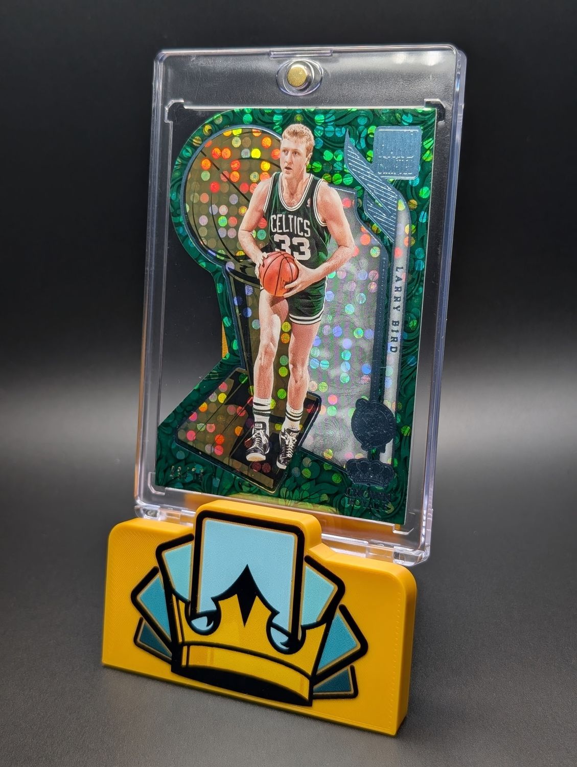 2023-24 Panini Crown Royale - Hand Crafted Larry Bird #3 Blue /75