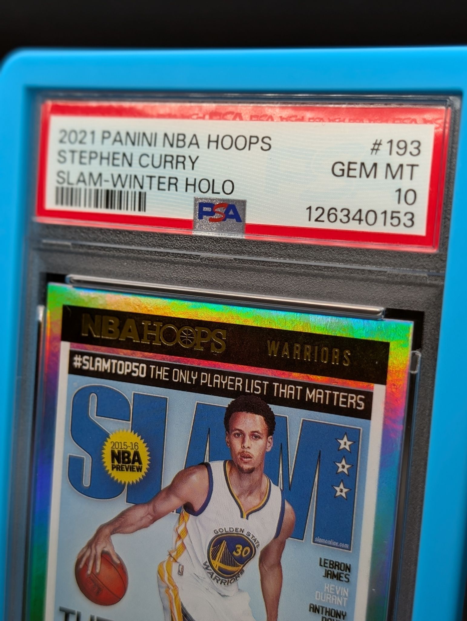 2021 PANINI NBA HOOPS SLAM | WINTER HOLO #193 STEPHEN CURRY