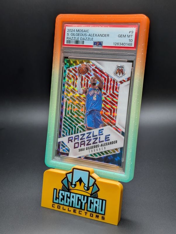 2024 PANINI MOSAIC RAZZLE DAZZLE #9 SHAI GILGEOUS-ALEXANDER Gem Mint 10 