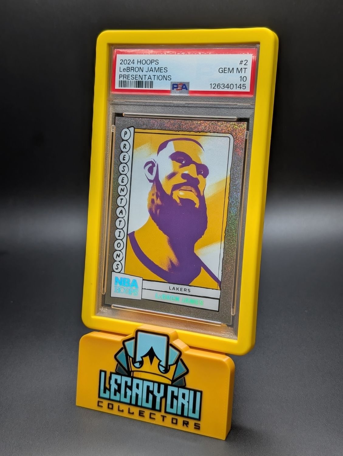 2024 PANINI NBA HOOPS PRESENTATIONS #2 LeBRON JAMES Gem Mint 10 
