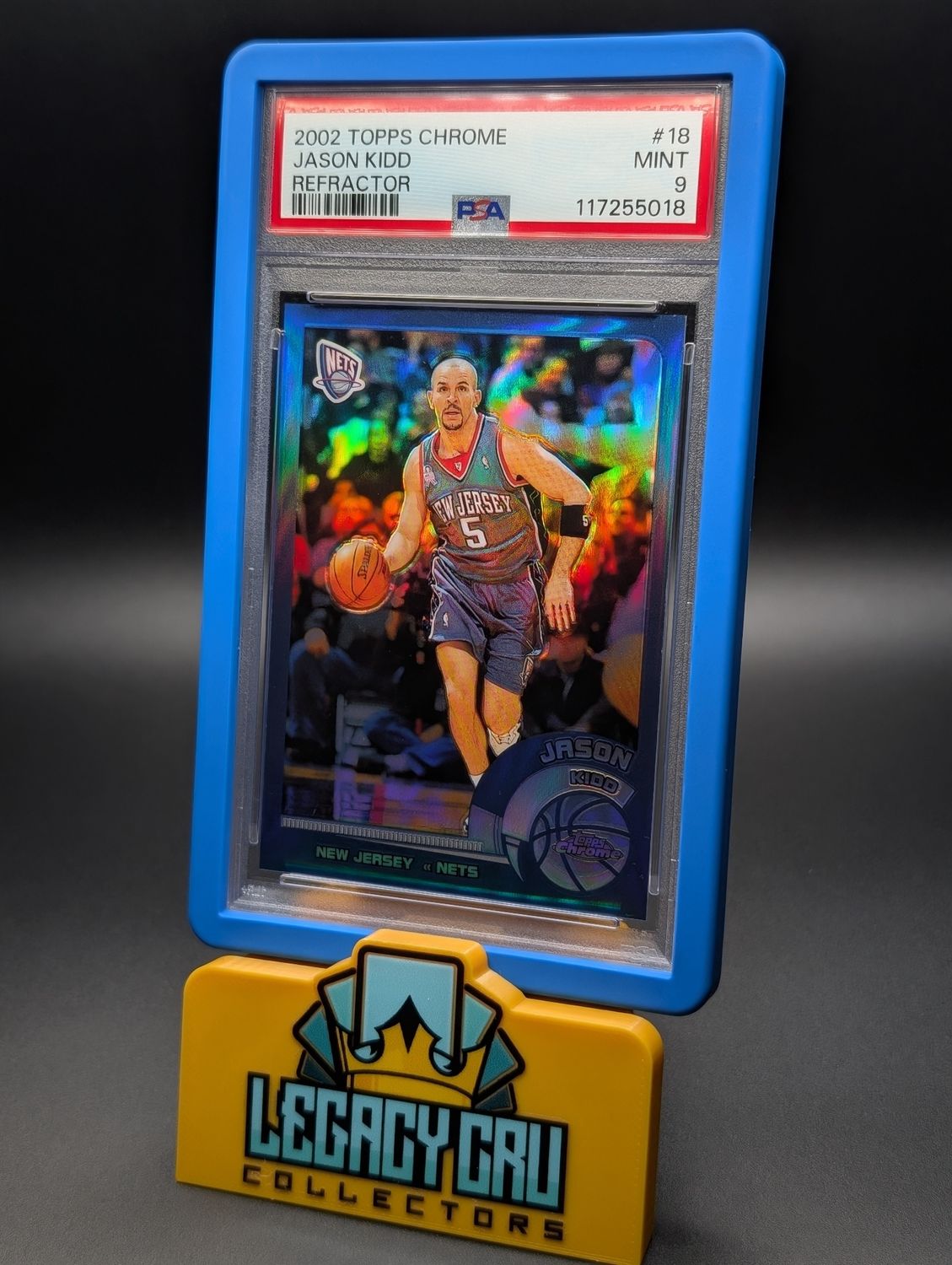 2002 Topps Chrome Jason Kidd Refractor #18 - PSA 9 MINT 2002 Topps Chrome Jason Kidd Refractor #18 - PSA 9 MINT