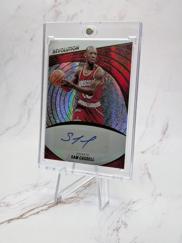 2022-23 Panini Revolution - Autographs Sam Cassell #A-SAM Fractal (AU)