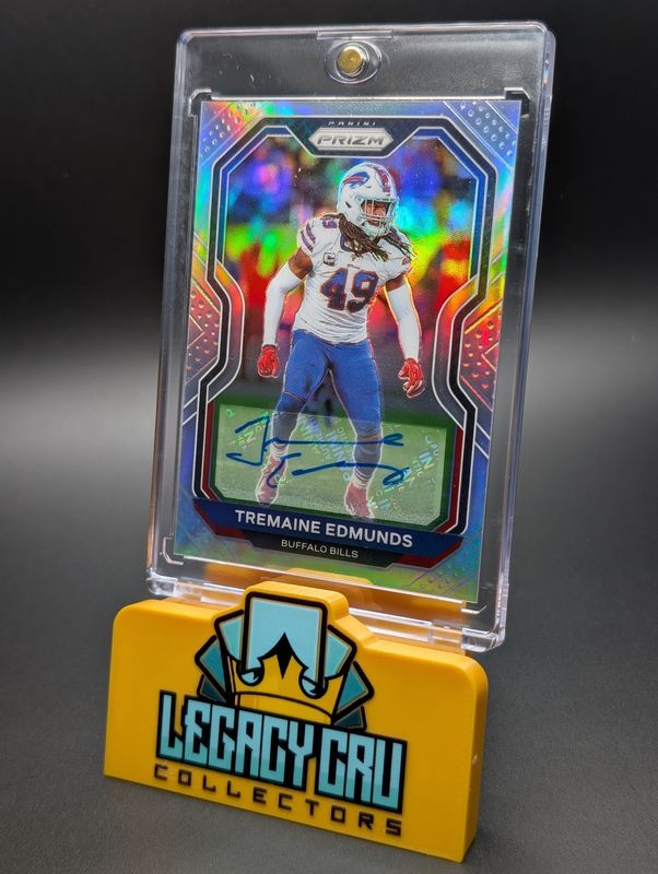 2020 Panini Prizm Football Tremaine Edmonds Autographs Silver Prizm Auto  #6