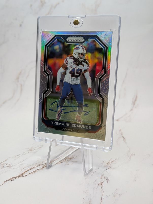 2020 Panini Prizm Football Tremaine Edmonds Autographs Silver Prizm Auto  #6