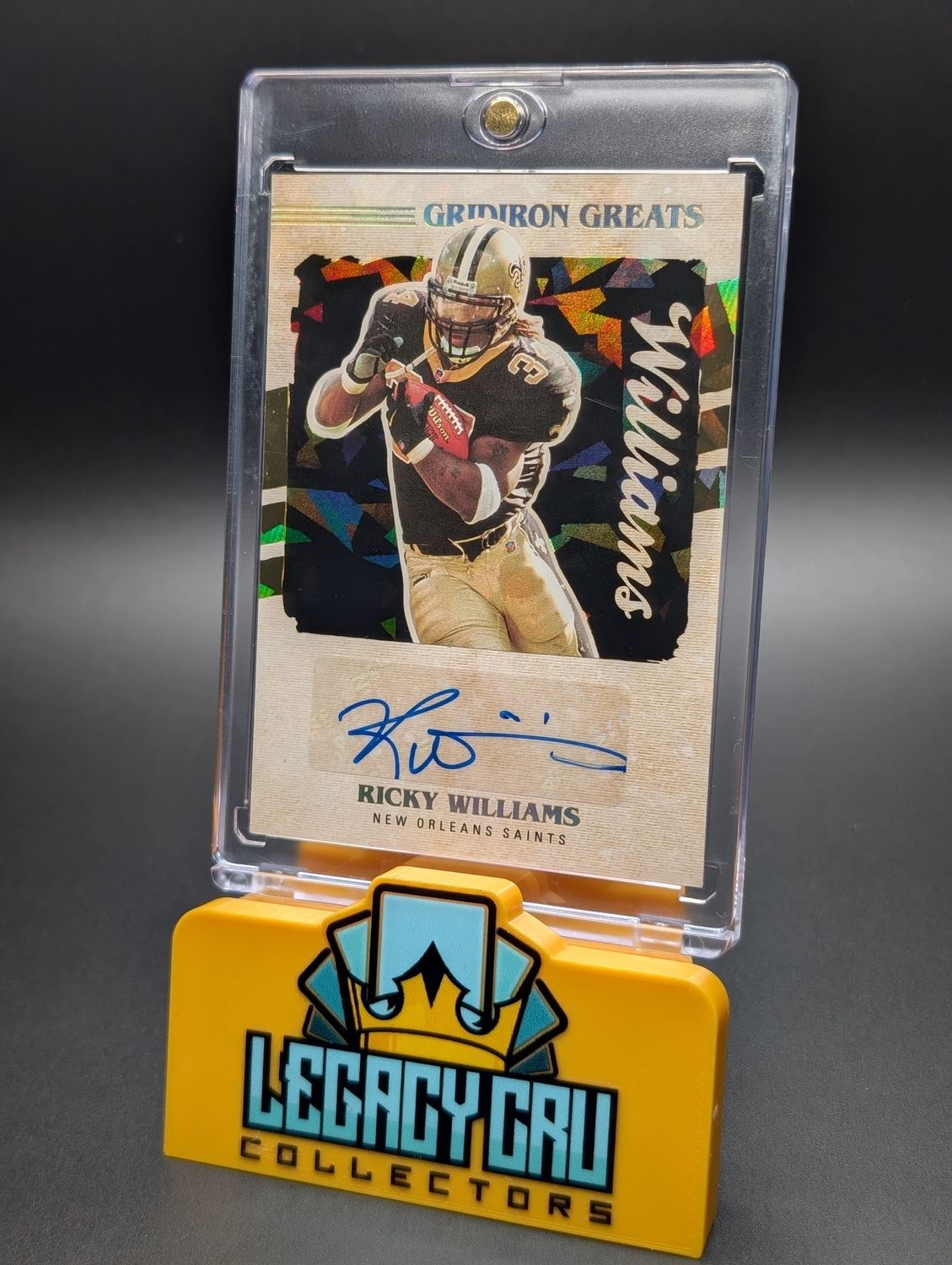 2021 Panini Mosaic Football Gridiron Greats Winners Ricky Williams Autograph